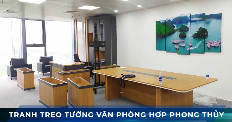 tranh treo tuong van phong hop phong thuy