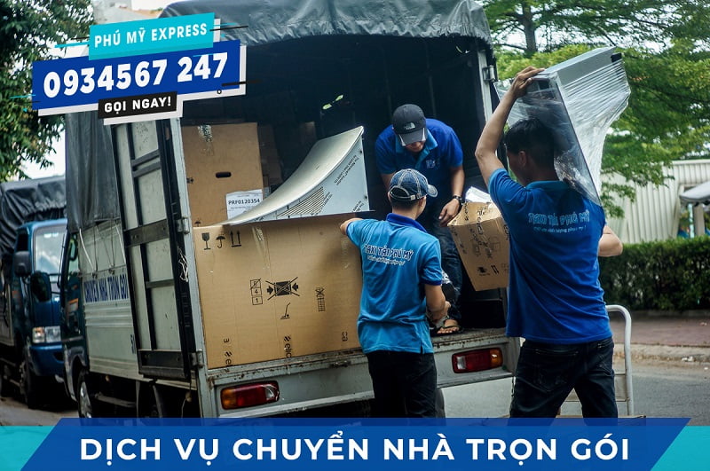 Đóng gói và vận chuyển tủ về nhà mới