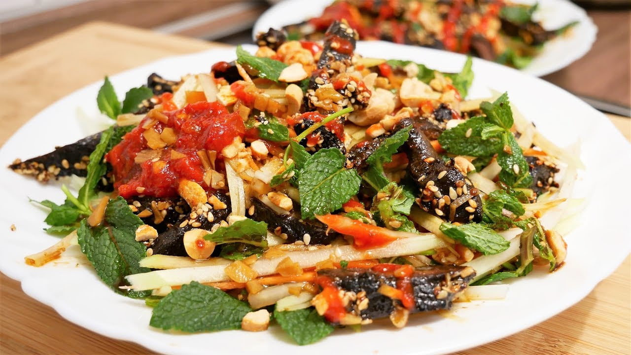 Gỏi đu đủ bò khô