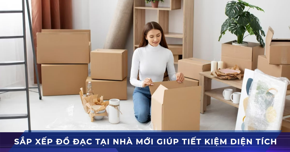 Sắp xếp đồ đạc tại nhà mới